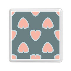 Hearts Love Blue Pink Green Memory Card Reader (square)