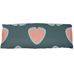 Hearts Love Blue Pink Green Body Pillow Case Dakimakura (two Sides) by HermanTelo