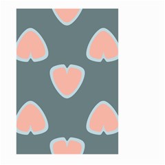 Hearts Love Blue Pink Green Large Garden Flag (two Sides)