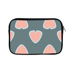 Hearts Love Blue Pink Green Apple iPad Mini Zipper Cases Front