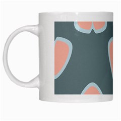 Hearts Love Blue Pink Green White Mugs by HermanTelo