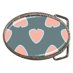 Hearts Love Blue Pink Green Belt Buckles