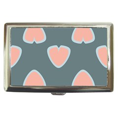 Hearts Love Blue Pink Green Cigarette Money Case