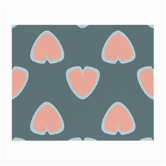 Hearts Love Blue Pink Green Small Glasses Cloth (2-side)