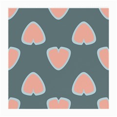 Hearts Love Blue Pink Green Medium Glasses Cloth (2-side)