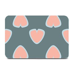 Hearts Love Blue Pink Green Plate Mats