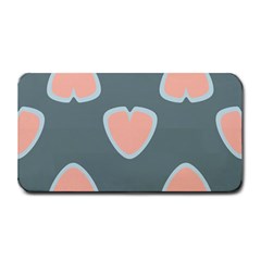 Hearts Love Blue Pink Green Medium Bar Mats