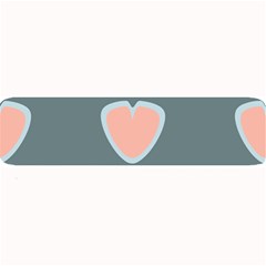 Hearts Love Blue Pink Green Large Bar Mats