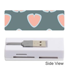 Hearts Love Blue Pink Green Memory Card Reader (stick)