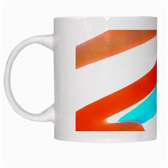 Abstract Colors Print Design White Mugs by dflcprintsclothing