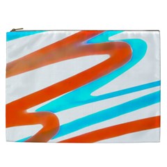 Abstract Colors Print Design Cosmetic Bag (xxl) by dflcprintsclothing