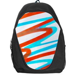 Abstract Colors Print Design Backpack Bag by dflcprintsclothing