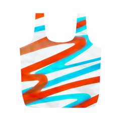 Abstract Colors Print Design Full Print Recycle Bag (m)