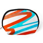 Abstract Colors Print Design Accessory Pouch (Medium) Back