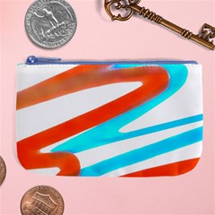 Abstract Colors Print Design Large Coin Purse by dflcprintsclothing