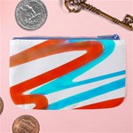 Abstract Colors Print Design Large Coin Purse Back