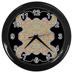 Pearls As Candy Wall Clock (black) by pepitasart