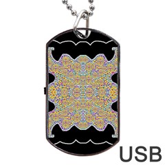 Pearls As Candy Dog Tag Usb Flash (one Side) by pepitasart