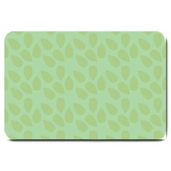 Leaves - Light Green Large Doormat  by WensdaiAmbrose