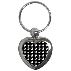 Yin Yang Pattern Key Chains (Heart) 