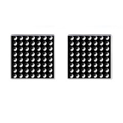 Yin Yang Pattern Cufflinks (Square)