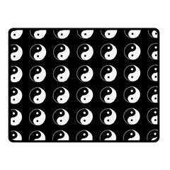 Yin Yang Pattern Fleece Blanket (Small)