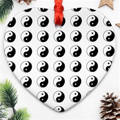 Yin Yang Pattern Ornament (heart) by Valentinaart