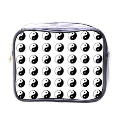 Yin Yang Pattern Mini Toiletries Bag (one Side) by Valentinaart