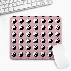 Yin Yang Pattern Large Mousepads by Valentinaart