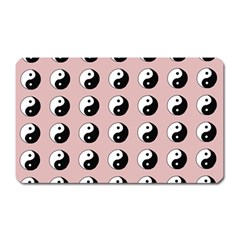 Yin Yang Pattern Magnet (rectangular)