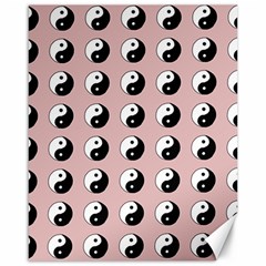 Yin Yang Pattern Canvas 16  X 20  by Valentinaart