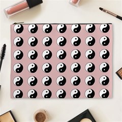 Yin Yang Pattern Cosmetic Bag (xl) by Valentinaart