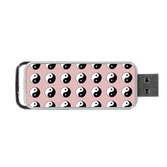 Yin Yang Pattern Portable Usb Flash (two Sides) by Valentinaart