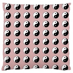 Yin Yang Pattern Standard Flano Cushion Case (two Sides) by Valentinaart