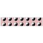 Yin Yang Pattern Small Flano Scarf Back