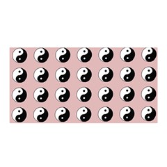 Yin Yang Pattern Satin Wrap