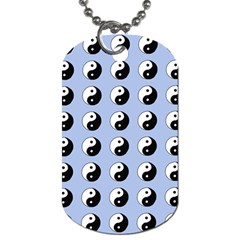 Yin Yang Pattern Dog Tag (one Side)