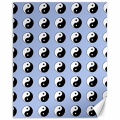 Yin Yang Pattern Canvas 11  X 14  by Valentinaart