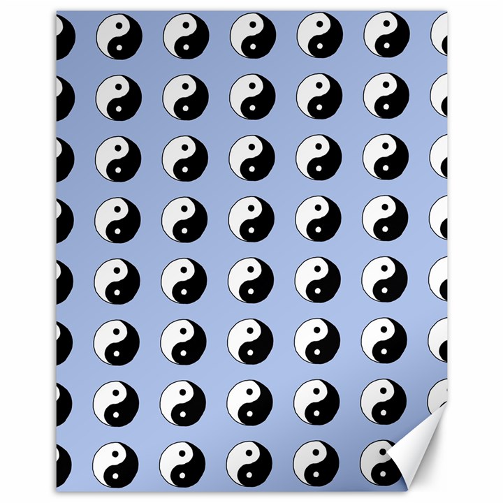 Yin Yang Pattern Canvas 11  x 14 