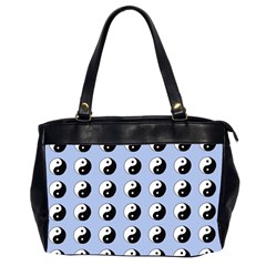 Yin Yang Pattern Oversize Office Handbag (2 Sides) by Valentinaart