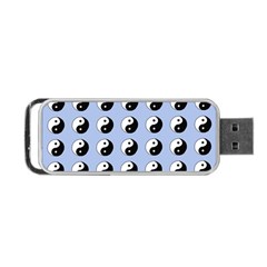 Yin Yang Pattern Portable Usb Flash (one Side) by Valentinaart