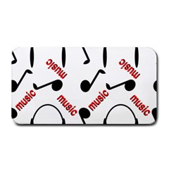 Music Letters Word Headphones Note Medium Bar Mats by HermanTelo