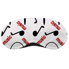 Music Letters Word Headphones Note Sleeping Masks