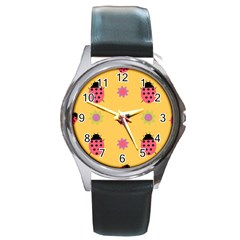 Ledy Bird Round Metal Watch by HermanTelo