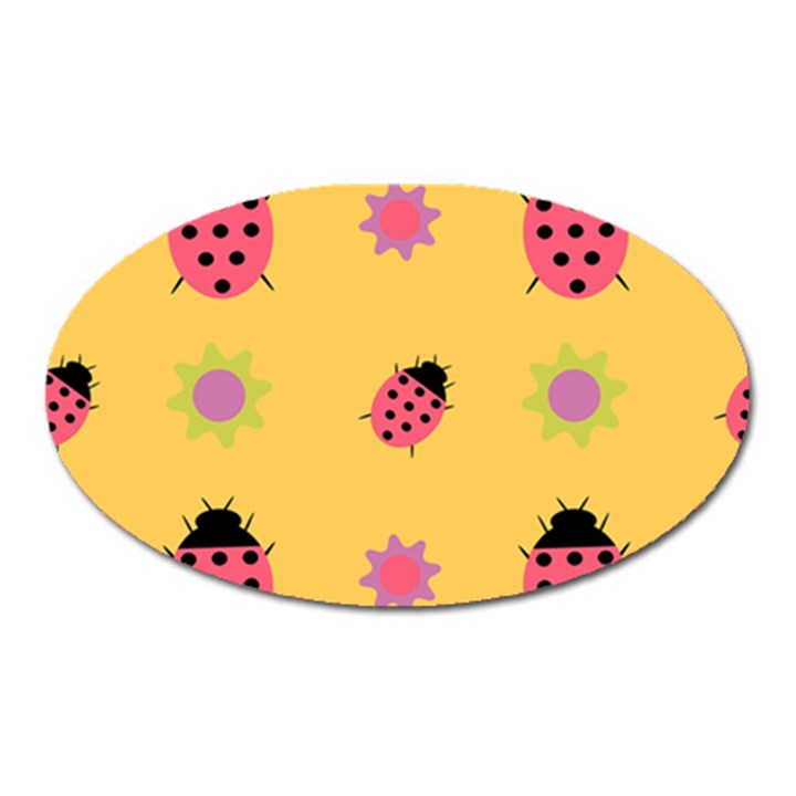 Ledy Bird Oval Magnet