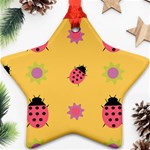 Ledy Bird Star Ornament (Two Sides) Front