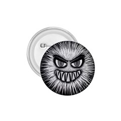 Monster Black White Eyes 1.75  Buttons