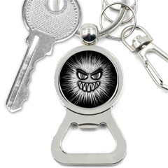 Monster Black White Eyes Bottle Opener Key Chains