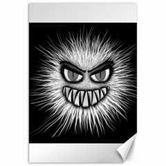 Monster Black White Eyes Canvas 20  X 30 