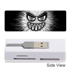 Monster Black White Eyes Memory Card Reader (stick) by HermanTelo